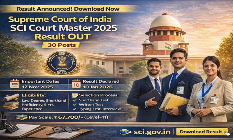 Supreme Court of India SCI Court Master 2025