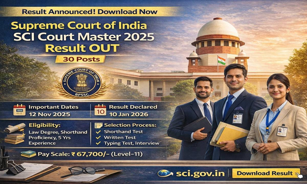 Supreme Court of India SCI Court Master 2025
