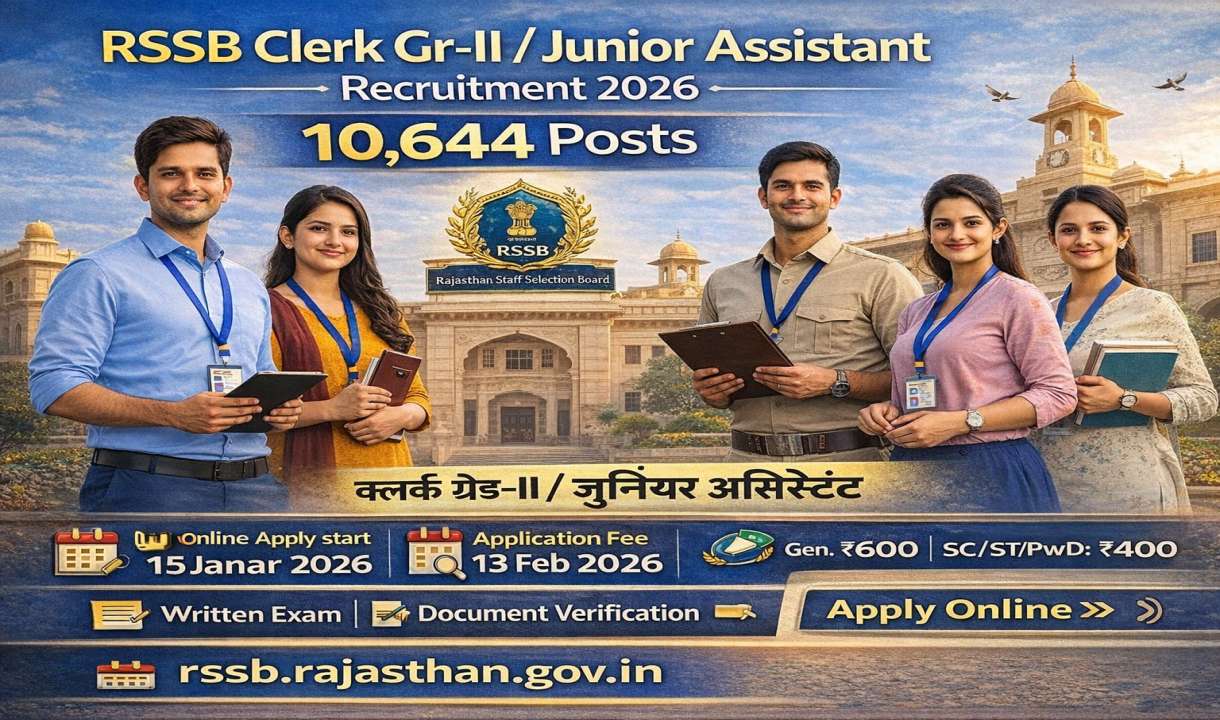 RSSB Clerk Gr-II / Junior Assistant