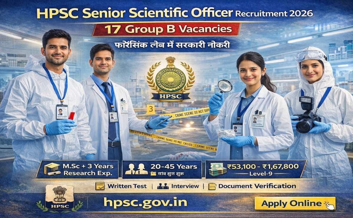 HPSC Senior Scientific Officer