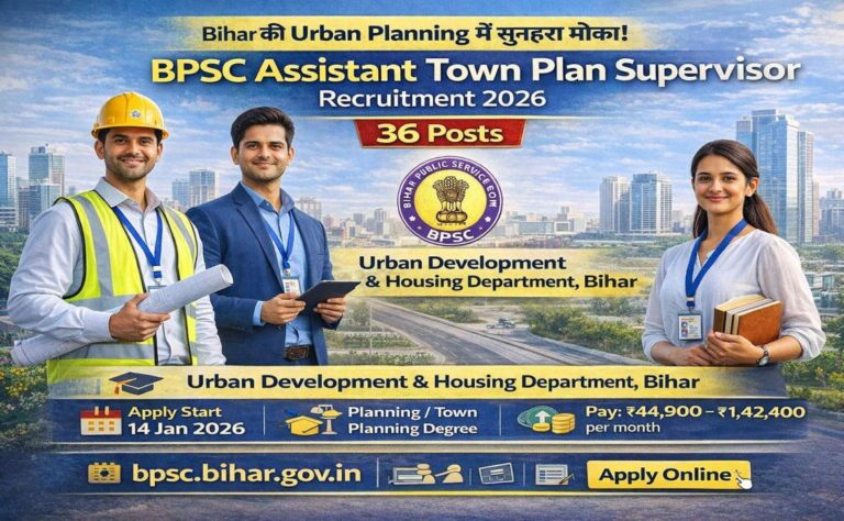 BPSC Assistant Town Plan Supervisor